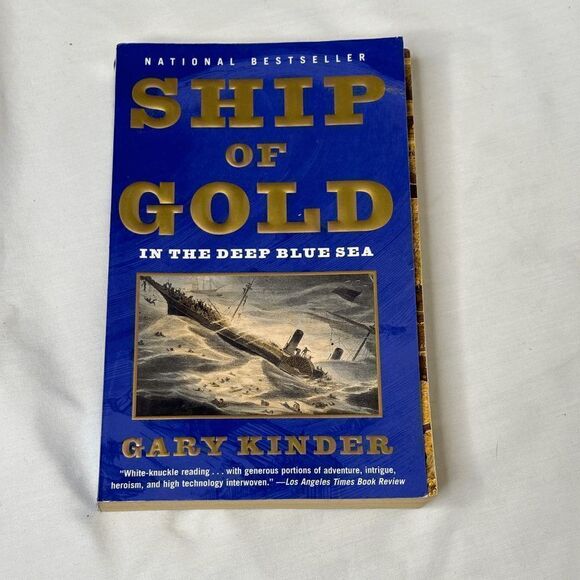 Ship of Gold in the Deep Blue Sea by Gary Kinder, 1st Vintage Books Edition 1998 - Picture 1 of 8